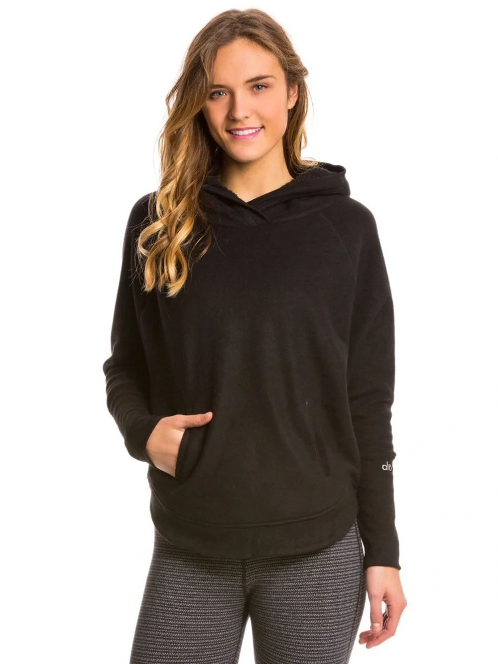 Alo Yoga Cabin Sherpa Lined Pullover Hoodie